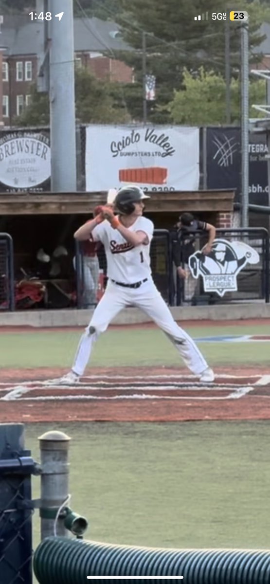Thankful for the opportunity to represent <a href="/PW__baseball/">Portsmouth West Senators Baseball</a> , <a href="/ShockEm142/">Post 142 Shockers</a> , and <a href="/ShawneeStateBB/">SSU Baseball</a> at the sosa all star game( 2-2 2b,3b), all southeast district game (0-0, HBP), All Ohio senior state game ( 3-3 1rbi, offensive player of the game)