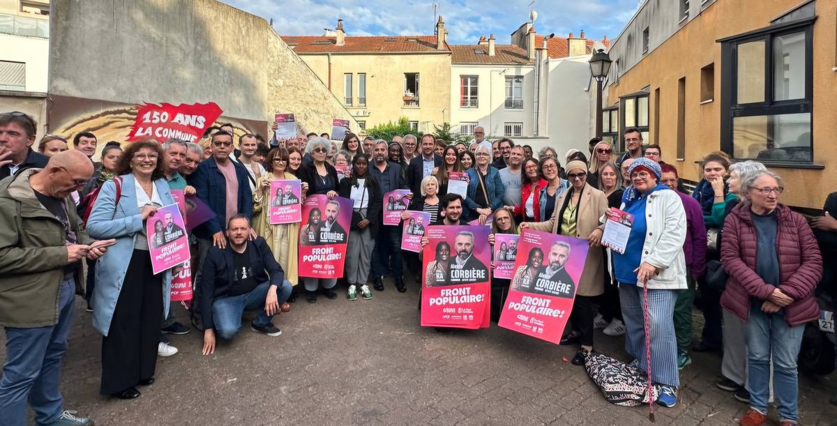 Mobilisés ce soir à #Montreuil.
Le Front Populaire, c'est nous !