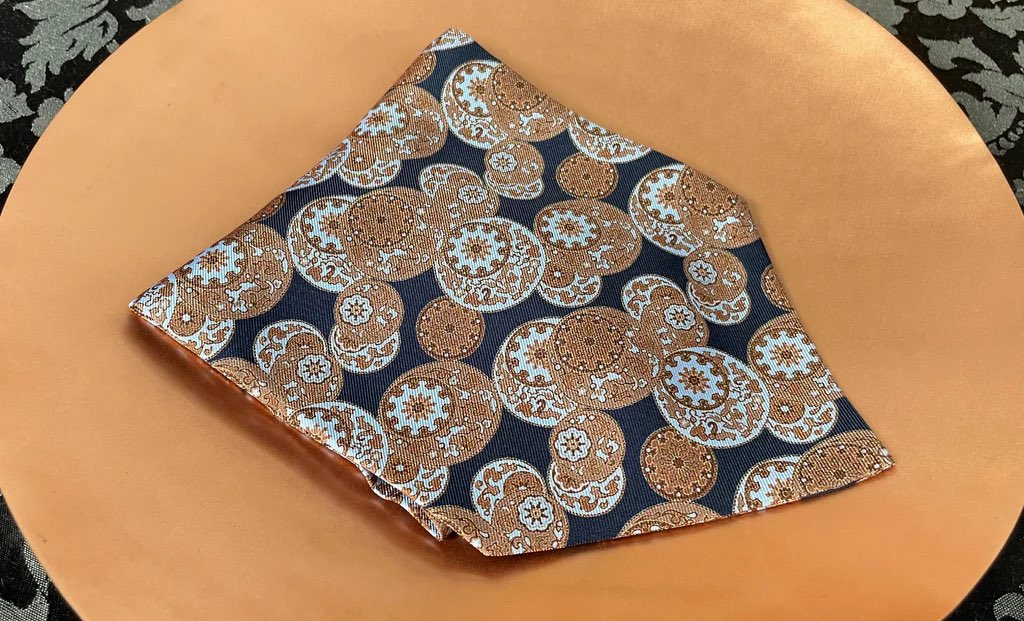 cravat-club-luxury-silk-accessories-for-men-on-x-niu-navy-with-mocha-coffee-powder-blue-oriental-style-geometric-circles-pattern-printed-silk-cravat-shop-here-https-t-co-moy0thygyj-menswear-style