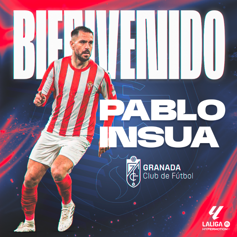 GranadaCF's tweet photo. ✍🏼 𝐎𝐟𝐢𝐜𝐢𝐚𝐥: Pablo Insua, nuevo jugador del Granada CF.
 
#𝙀𝙩𝙚𝙧𝙣𝙖𝙇𝙪𝙘𝙝𝙖 🇦🇹 | #PabloInsuaNazarí