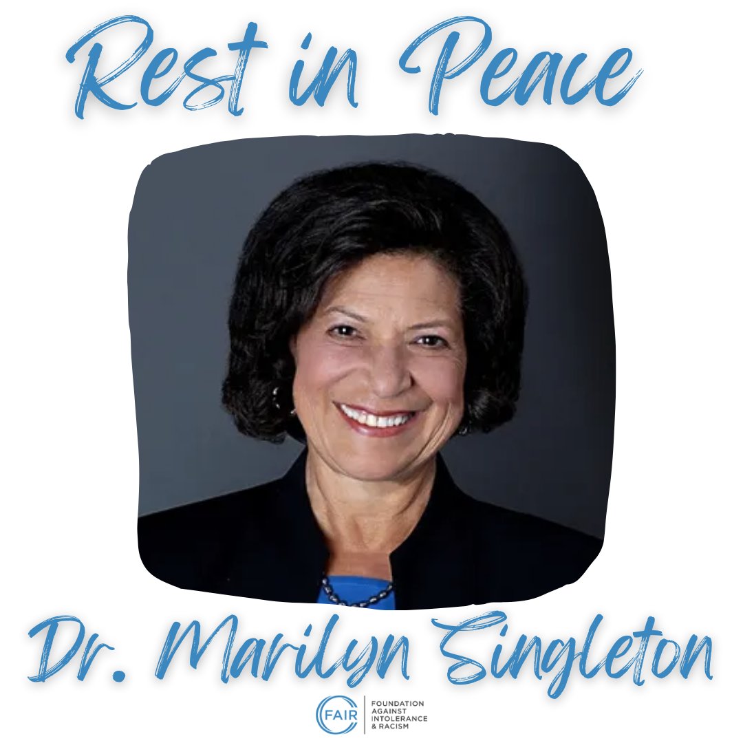 fairforall_org's tweet image. We are heartbroken to learn of the unexpected passing of Dr. Marilyn Singleton 💙 @MSingletonMDJD was an exceptional physician and courageous advocate for #ProHuman medicine. We will be forever grateful for her support in helping us to create #FAIRinMedicine. She will be deeply