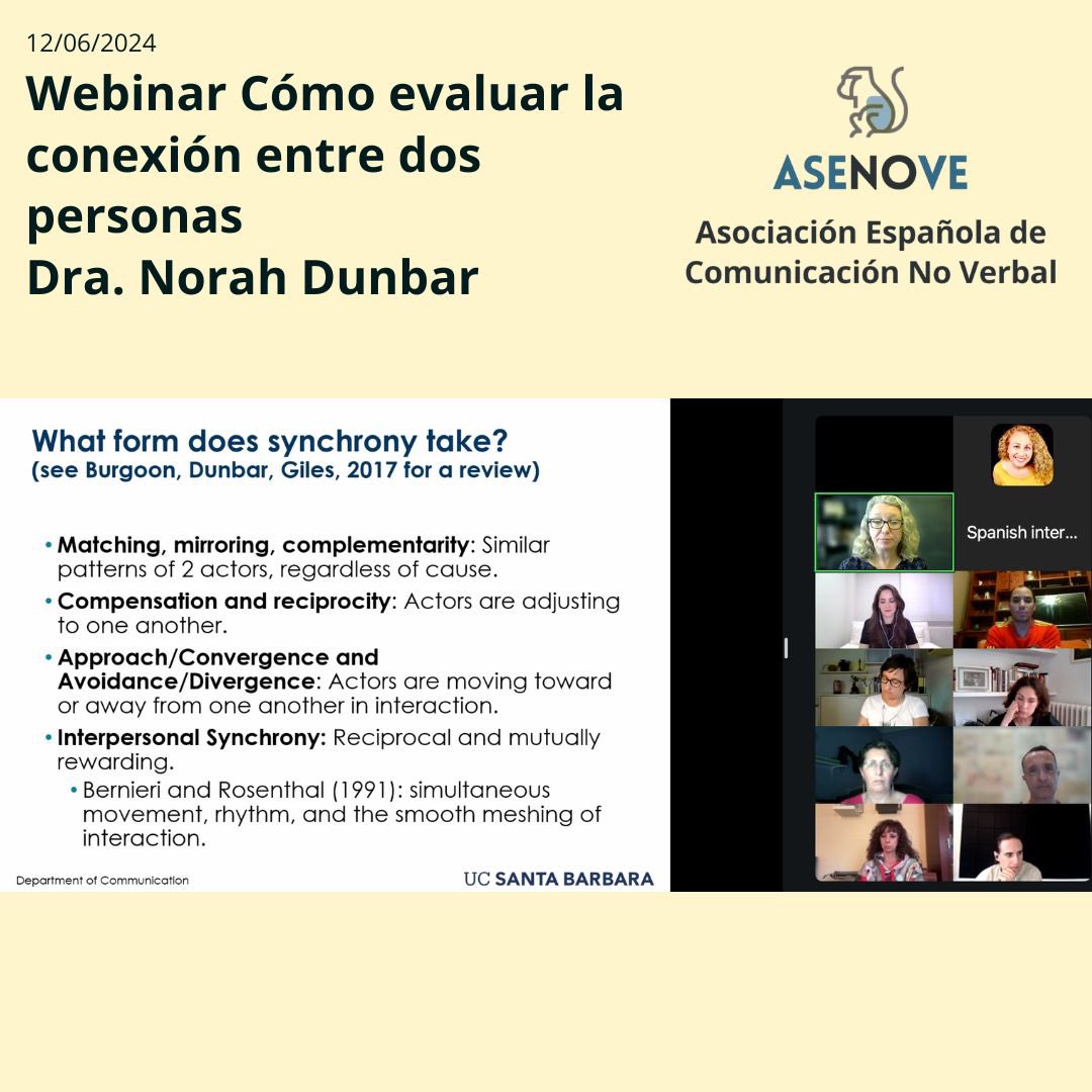ASENOVE_CNV's tweet photo. Hace una semana estábamos disfrutando del webinar "Como evaluar la conexión entre dos personas”.
¿Se os hizo tan corto como a nosotros? ¿Qué destacaríais de la ponencia?
#asenove #comunicacionnoverbal #noverbal #conexion #personas #emociones #rapport #webinar #psicologia https://t.co/FB6EbpvUdh