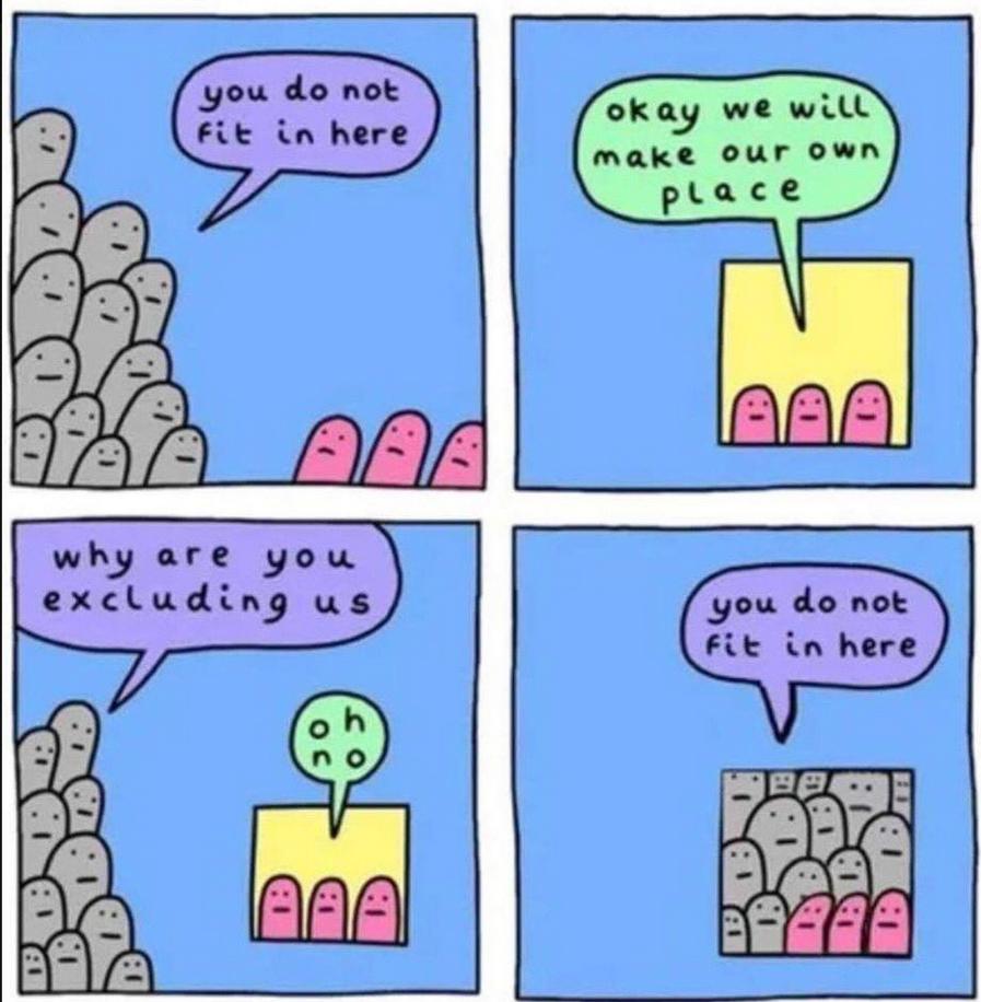 Here's a [current year] hot take:
Gatekeeping is important to keep the "tourists" out. Try your hardest to gatekeep your hobbies or else you end up like star wars,star trek, warhammer, doctor who, majority of comics and so on.