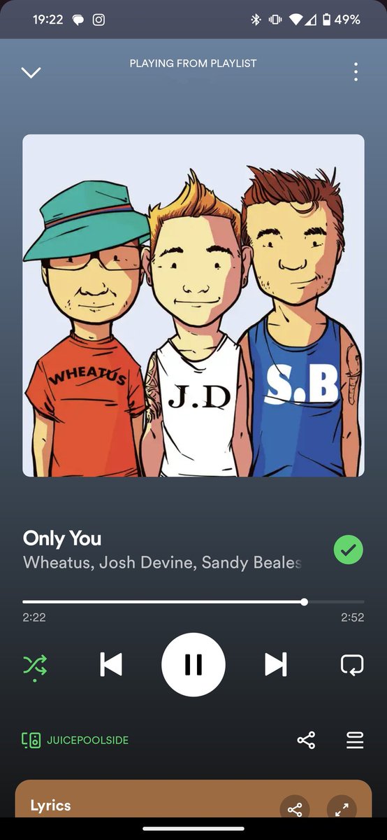 Big tune just came of shuffle 🥺🫶🏻