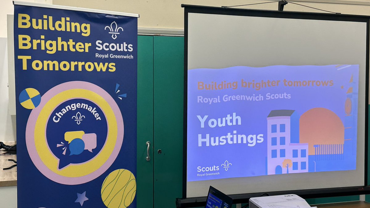 joseph_scouts's tweet photo. The second of our Scout Youth Hustings, this time in Greenwich and Woolwich!
Weβve got groups from all around the constituency ready to put questions to candidates and ask them how theyβre #BuildingBrighterTomorrows
#scouts #Youshape #ScoutManifesto https://t.co/q7ftqJVm7u