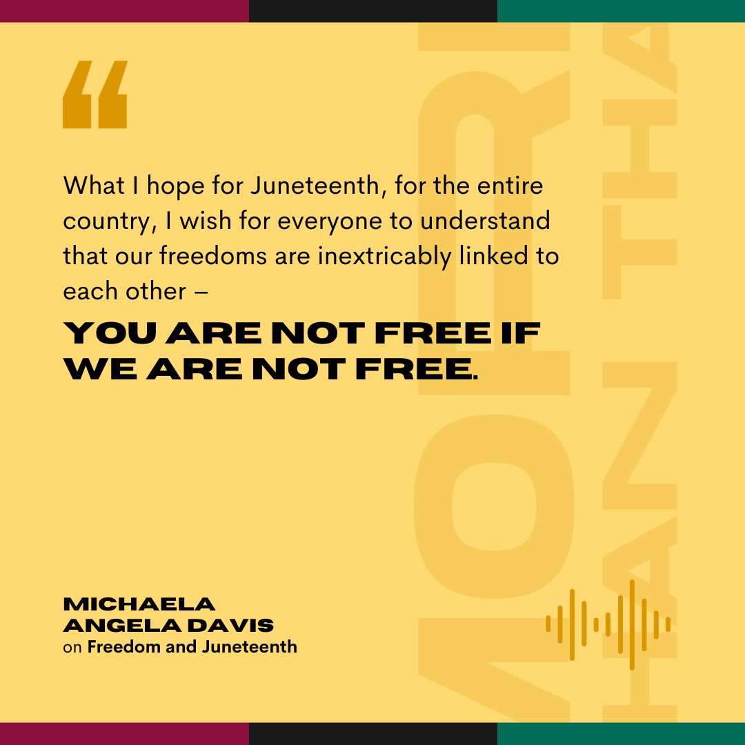 Happy Juneteenth, y'all 🫶🏾

This is a joyous time to be alive and Black, so we hope you're celebrating with your loved ones wherever you are!