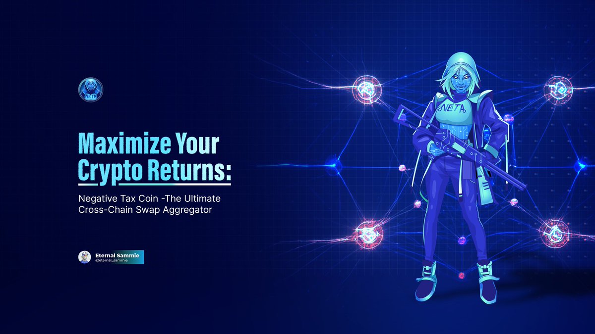 eternal_sammie's tweet photo. With over 270,000 daily users on DEXes, Base is exploding!
But fees and taxes are eating away at investors profits.

@NegativeTaxCoin simplifies your DeFi journey on Base with its built-in cross-chain swap platform, all while rewarding YOU just for holding.

Walk with me!

A 🧵 https://t.co/U1CQ9qJSSq