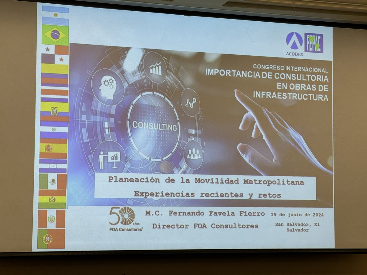 SOLYEP71's tweet photo. Presentación de nuestro @CNEC_Mexico Secretario y Vicepresidente Internacional @ferfavela10 en el Congreso Internacional de Consultoría @FEPAC_LA en El Salvador. Gracias a #ACODES https://t.co/W98mGWBm9U