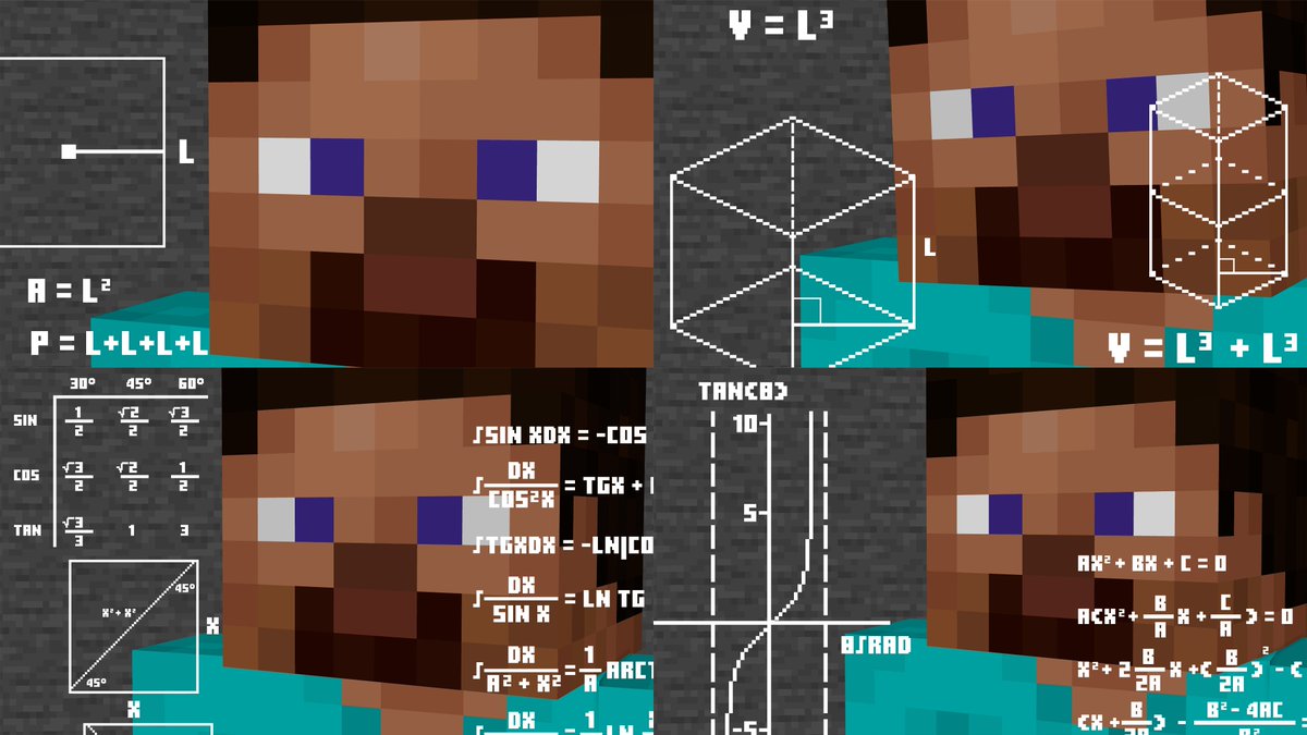 MinecraftES's tweet photo. Calculando cuántos diamantes "tomar prestados" del inventario de tu amigo para que no se dé cuenta. https://t.co/vGKFHXxAXz