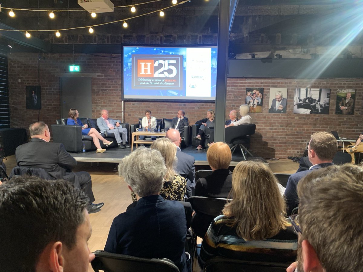 Second half! ⁦<a href="/HolyroodEvents/">Holyrood Events</a>⁩ - great discussion on ‘unlikely alliances’ to solve some of Scotland’s big issues like public health and poverty ⁦<a href="/COSLA/">COSLA</a>⁩