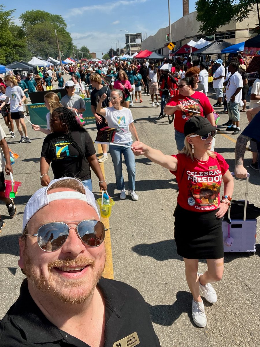 Happy Juneteenth! Amazing turnout at Milwaukee’s parade!