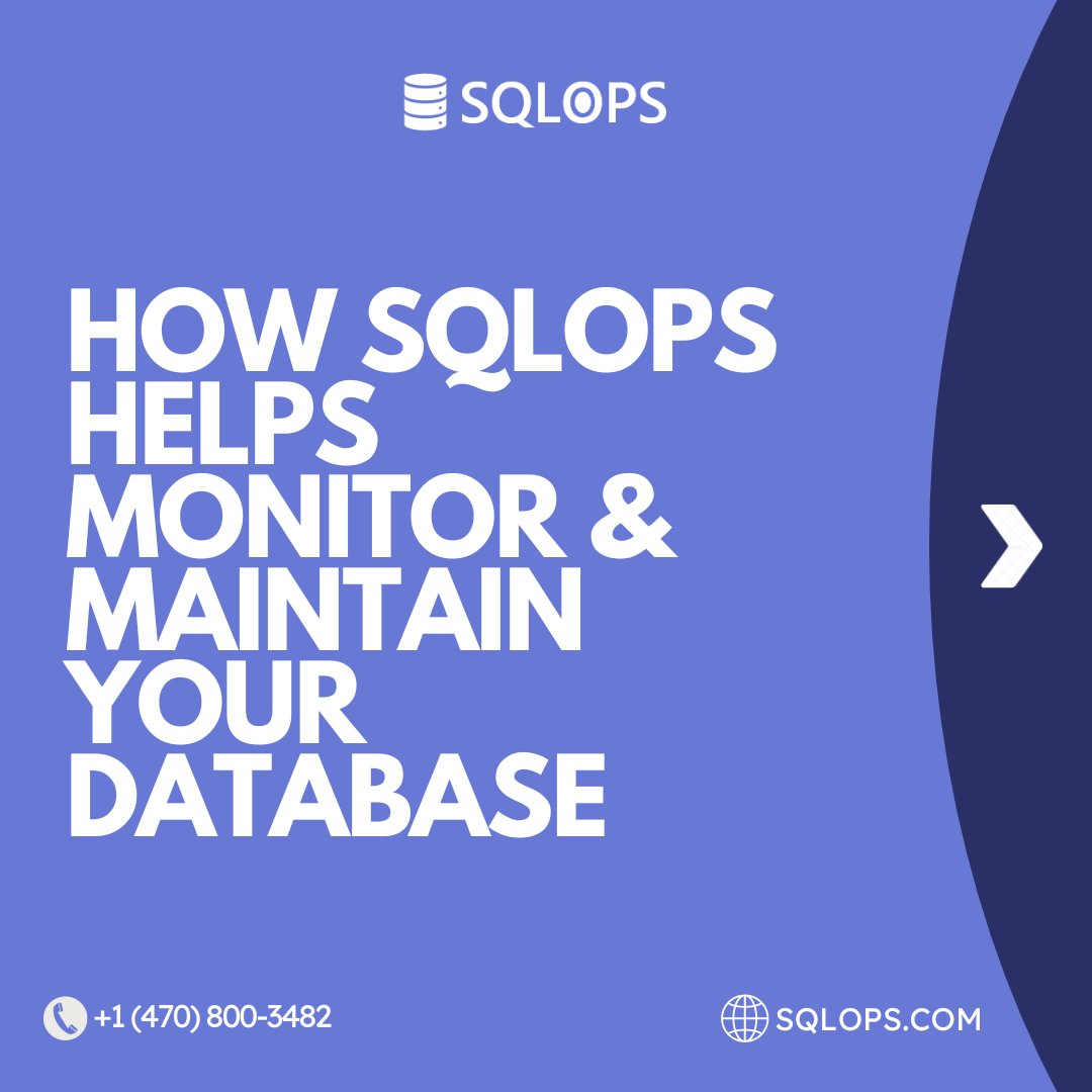 GOSQLOPS's tweet image. Ready to optimize your database performance and ensure data integrity with SQLOPS?
Email us today at sales@sqlops.com or visit sqlops.com to learn more.
#SQLOPS #DatabaseManagement #Optimization