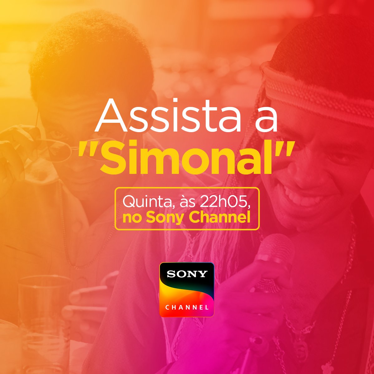 SonyChannelBR's tweet photo. Hoje é dia de celebrar o Cinema Nacional! 💚💛
Nesta QUINTA, tem um filmão que representa muito bem as nossas produções nacionais contando a história de um cantor que marcou gerações! 🎬
⏱️ Assista a “Simonal” às 22h05 no Sony Channel.
#SonyChannel #CinemaNacional #Simonal https://t.co/QzrokHWXPO