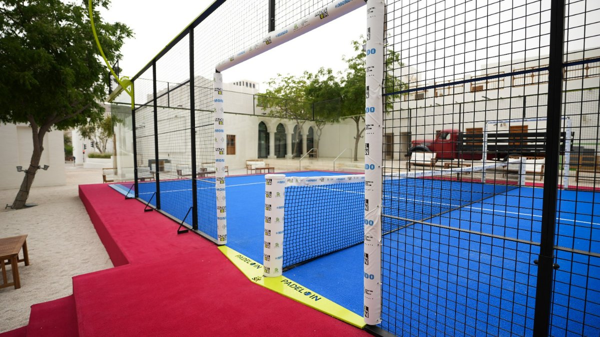 Mejorset's tweet photo. Take your Full Panoramic court anywhere with our portable system. This was a beautiful project we worked on in Qatar during Ramadan this year. Find all our courts here: https://t.co/f9tQ6u07Bk

#qatar #padelcourts #middleeast https://t.co/ZL17Pwb4EZ