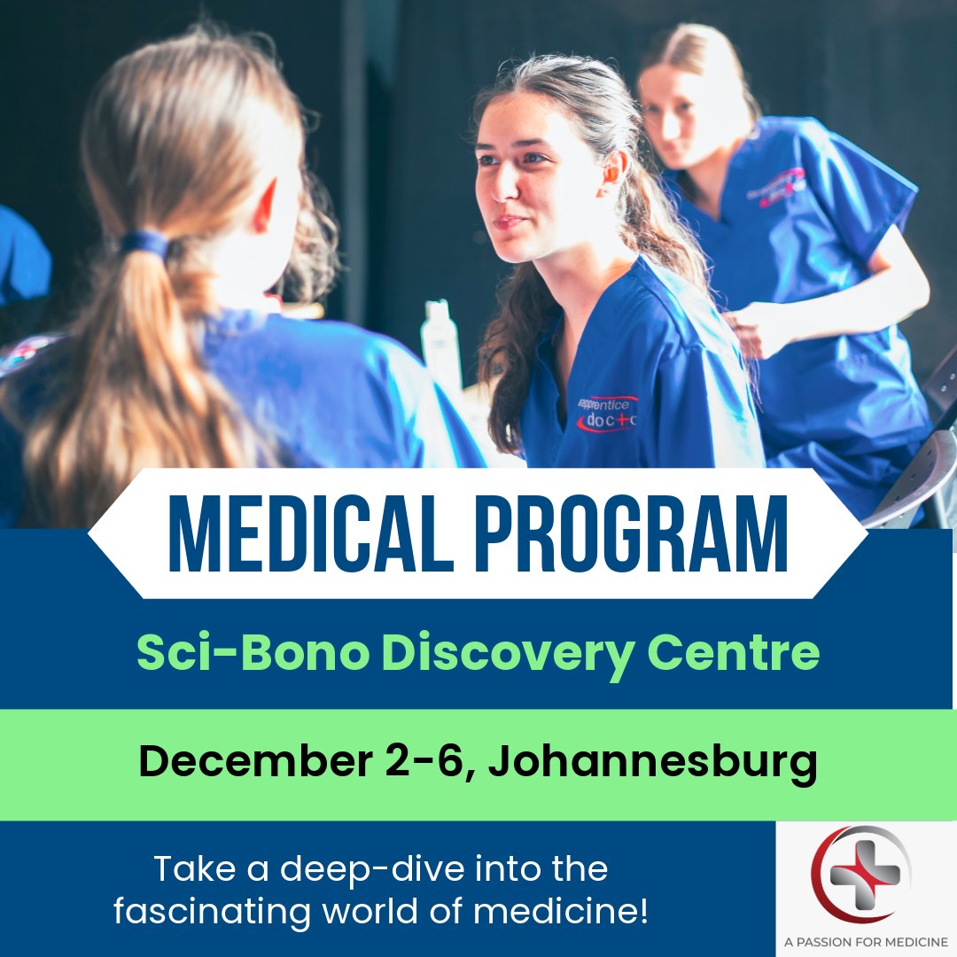 DoctorThe4033's tweet image. Join us for our immersive medical program in Johannesburg designed for high school students! Hands-on experience with real medical tools. 🩺🔬 #MedicalProgram #FutureDoctors #HandsOnLearning