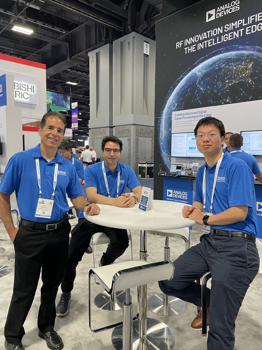 ADI_News's tweet photo. With over 20 demos, our team of experts are hard at work (and having fun!) showcasing our latest advancements across #ADEF, #instrumentation, #power and #communications.

#ADIatIMS https://t.co/piygW4Twk6