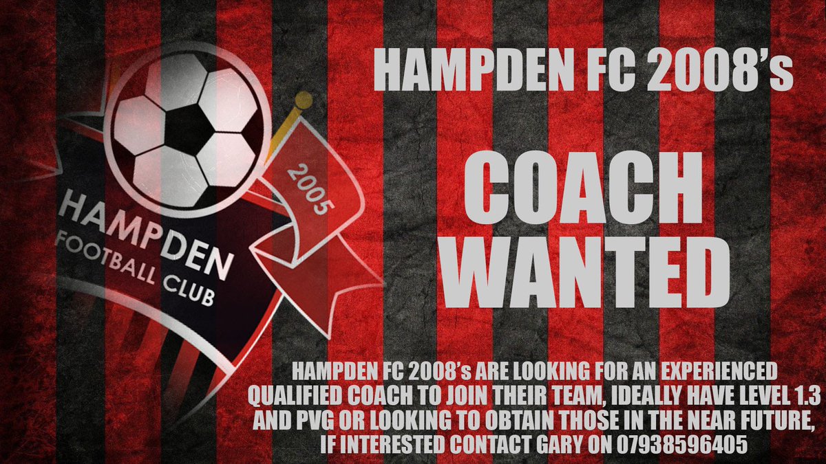 Hampden Football Club 08's (@hampdenfc08s) on Twitter photo 