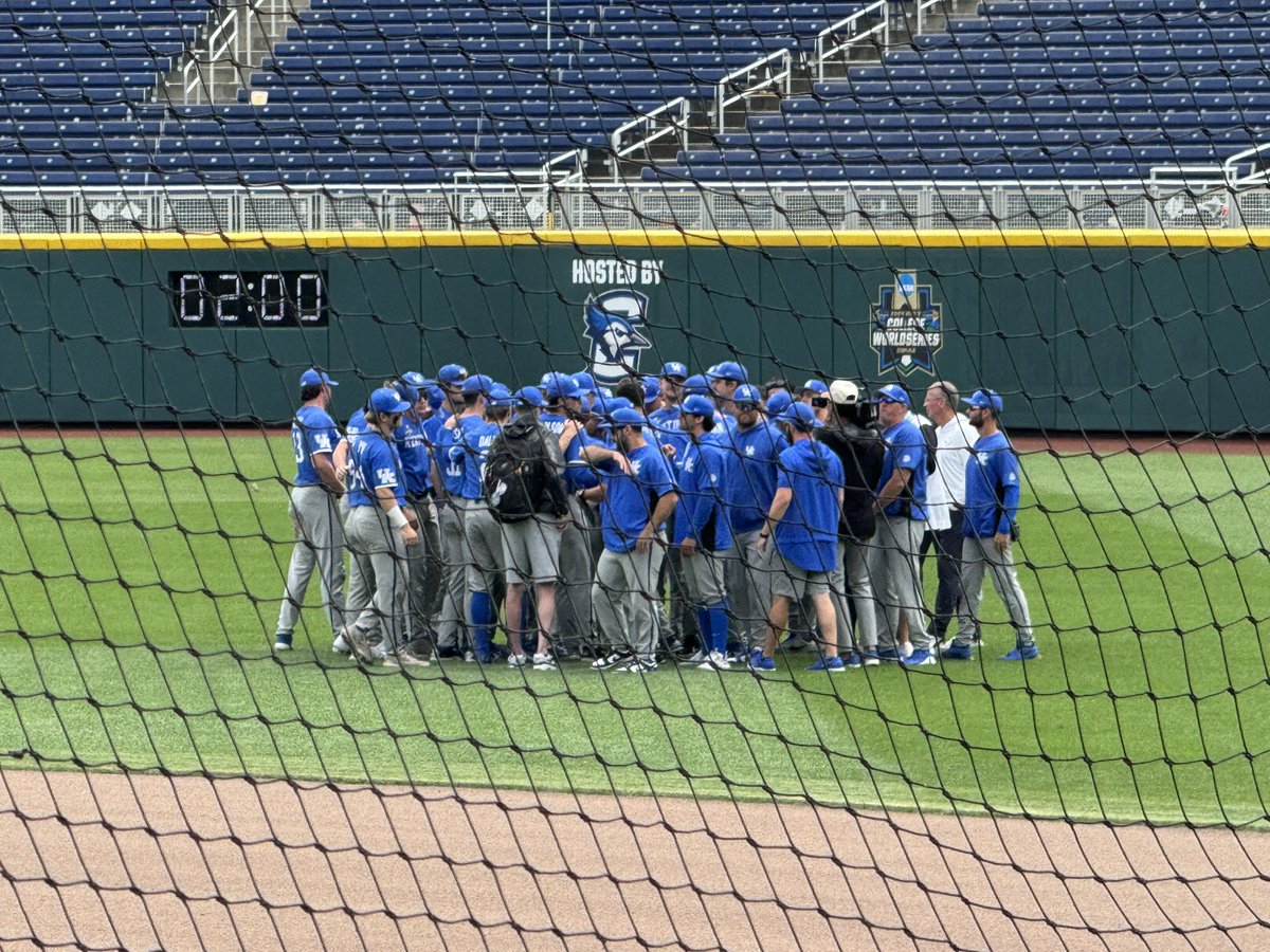 Gut punch to us as fans, right?

Pause

Hope people take a moment to empathize with how these young men feel before you type today. Not a single loss through regionals and supers. Won a game our first trip out here. 

This team made history.
This team made memories.
This team is