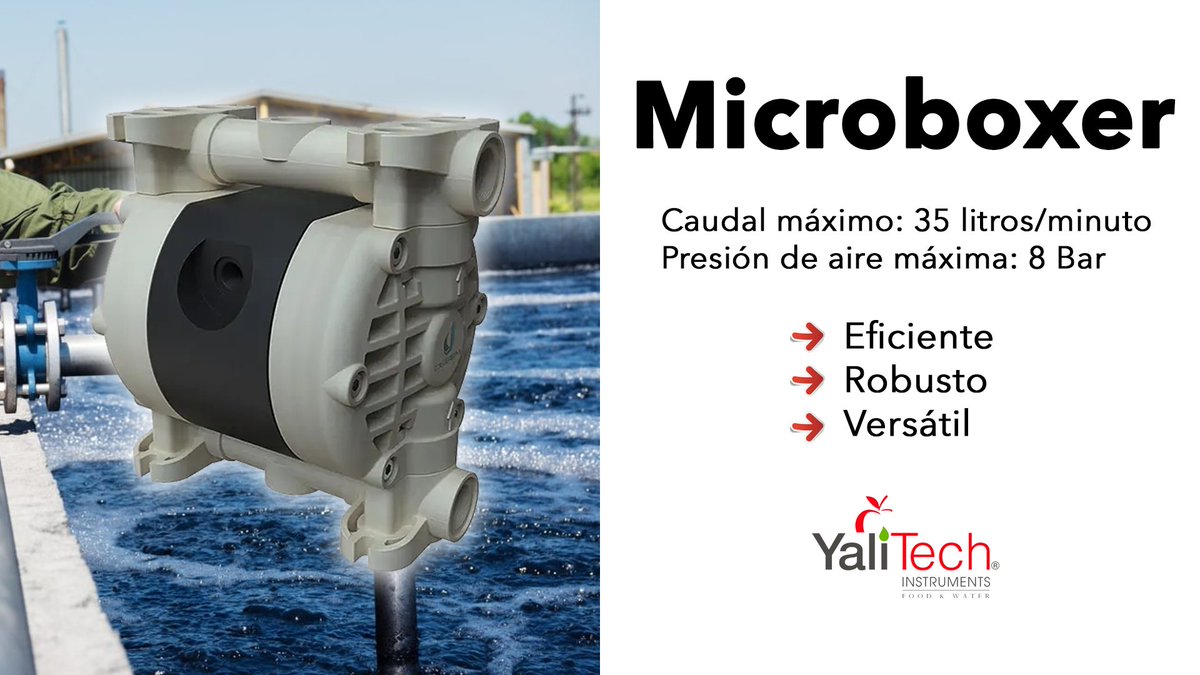 YaliTec's tweet image. 👉🏼 ¡Nuestro modelo a presentar hoy es la bomba Microboxer de 35 l/m!

☑️ Su funcionamiento es eficiente, confiable y seguro.
☑️ Operación simple.
☑️ Disponible para entrega inmediata.

📞 Llámanos al Teléfono +56228988221
📧 Escríbenos a ventas@yalitech.cl
#SistemasdeControl