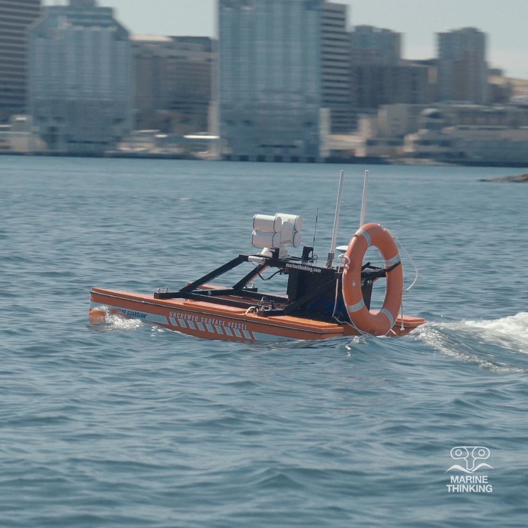 Marine Thinking (@marinethinking) on Twitter photo Marine Guardian™ is now delivered. Powered Marine Tensor™, this USV is equipped with optical and thermal cameras, sonars, and a remote deployable lifebuoy to efficiently locate and assist people who are missing/in distress. Next, Marine Guardian will be assessed by <a href="/NRC_CNRC/">NRC Canada</a>. Marine Guardian™ is now delivered. Powered Marine Tensor™, this USV is equipped with optical and thermal cameras, sonars, and a remote deployable lifebuoy to efficiently locate and assist people who are missing/in distress. Next, Marine Guardian will be assessed by <a href="/NRC_CNRC/">NRC Canada</a>.