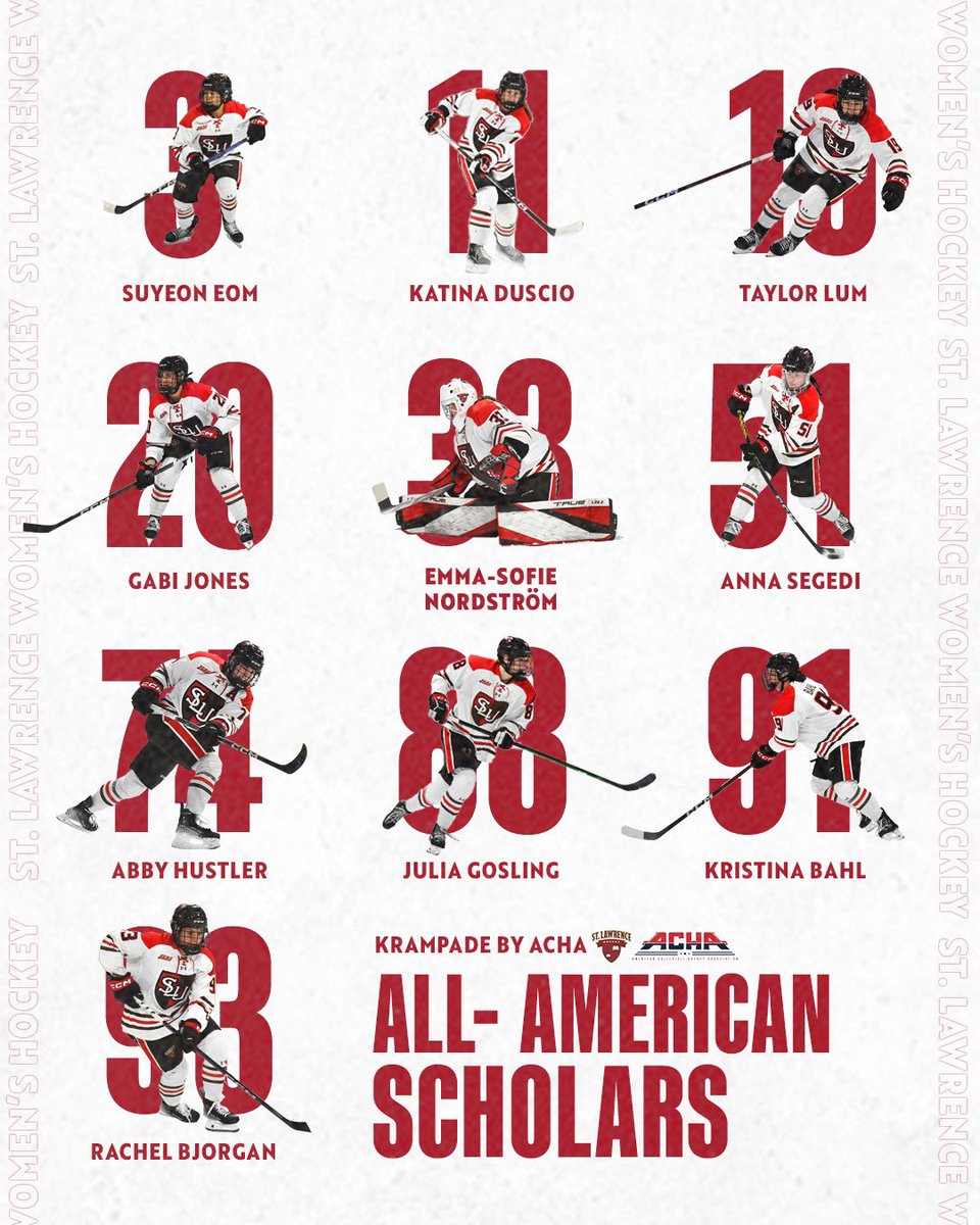 TEN All-American Scholars!!

10 Skating Saints were named Krampade All-American Scholars by the ACHA! Visit the link in our bio for more details