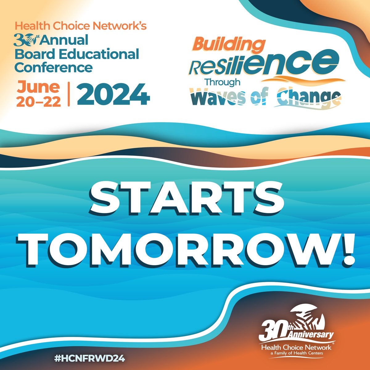 hcnetworkinc's tweet image. HCN's 30th Annual Board Educational Conference starts TOMORROW! See you at the Boca Raton hotel as we come together to connect, engage and thrive during our informative 3-day conference.
#HCNFRWD24 #2024conference #HCN #stayconnected #educationalconference2024 #HCNForward
