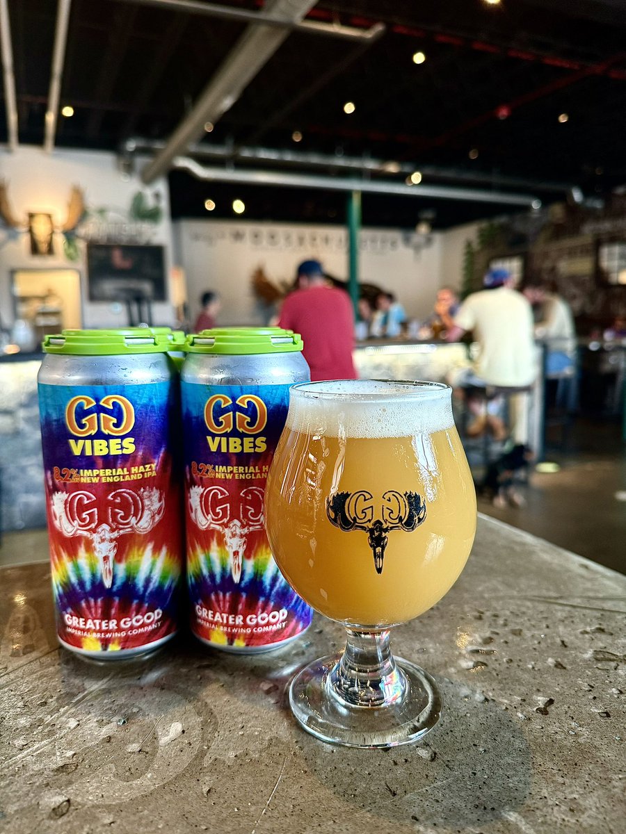 This heat might be miserable, but the vibes are strong in the taproom! ✌🏼🍻 

Online Beer Store 💻🍺 -&gt; bit.ly/4a9HjBe

GG Vibes (8.2%) Imperial NEIPA dry-hopped with Ella hops from Australia is back fresh in the taproom. The A/C is on, so come on down today to chill! 🥶