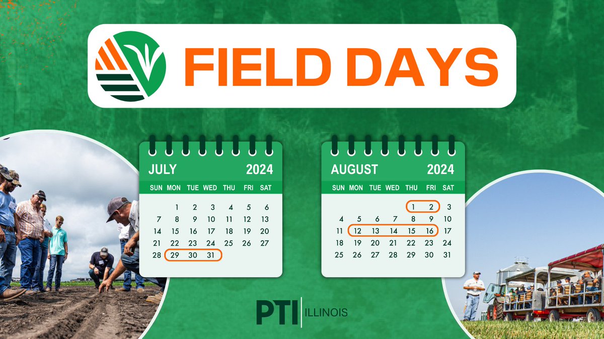 You're invited to Precision Planting Field Days!

Spend a day at the #PTIFarm in Illinois soaking up agronomic research, experiencing technology first-hand + learning how to optimize your planter’s performance.

Save your seat now for August or July! » precisionplanting.com/pti-farm-field…