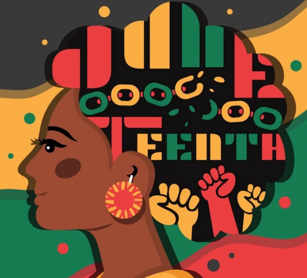 TherapyMomma's tweet photo. Happy Juneteenth. May we always remember the struggle for change and progress. https://t.co/3SpewXARCP