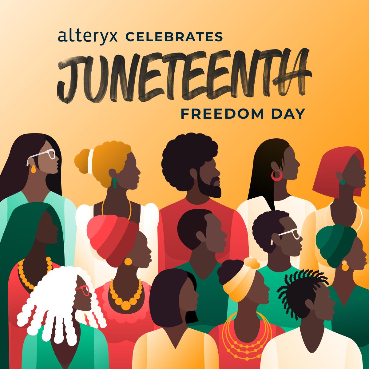 Alteryx honors Juneteenth, a historic day that marks the end of slavery in the United States. On June 19, 1865, two and a half years after the Emancipation Proclamation, freedom finally reached the last enslaved individuals in Galveston, Texas. 

#Juneteenth #FreedomDay