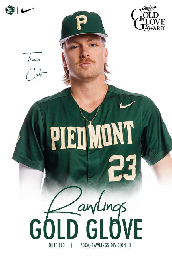 One of just nine honorees at the NCAA Division III level, <a href="/PULionsBaseball/">Piedmont Lions Baseball</a>'s Trace Cate becomes the third Lion in program history to earn a Gold Glove! 🤩