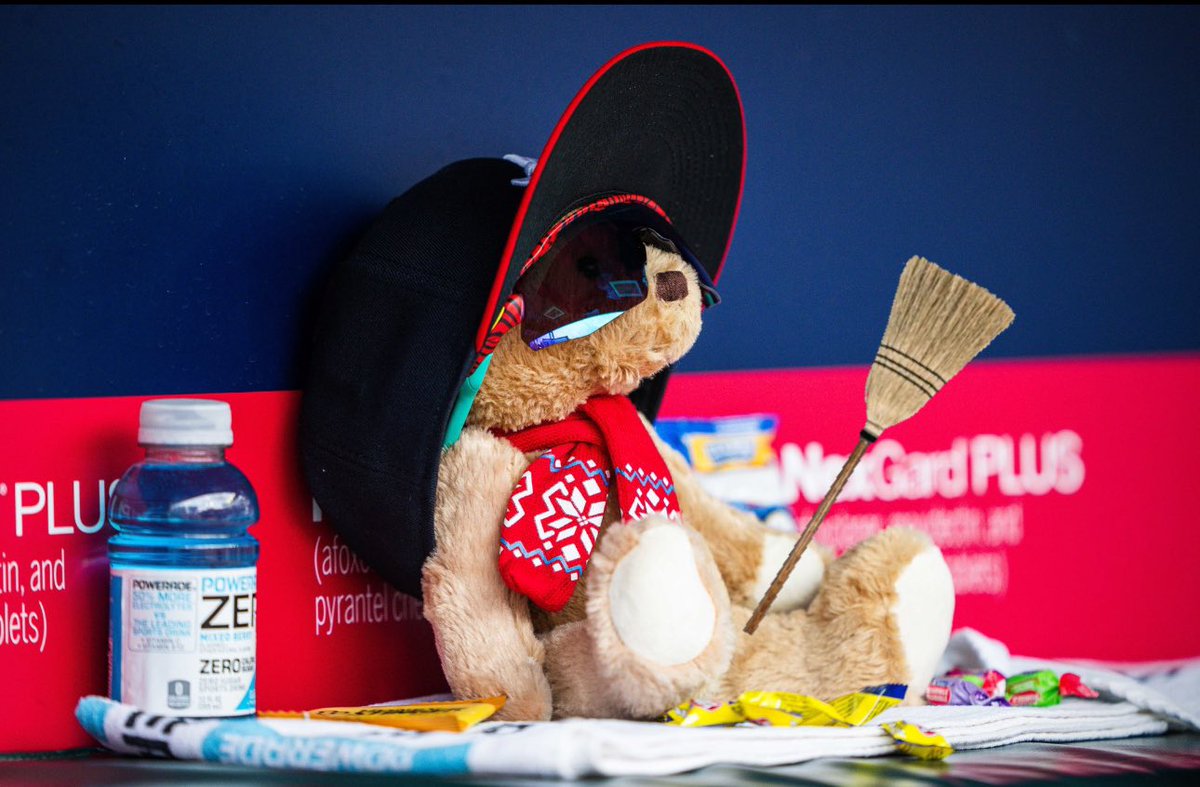 Sweepbear!!! #BravesCountry