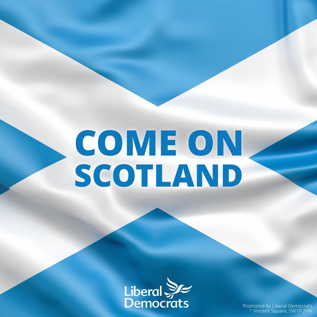 LibDems's tweet image. Come on @ScotlandNT!

#EURO2024 #SCOSWI