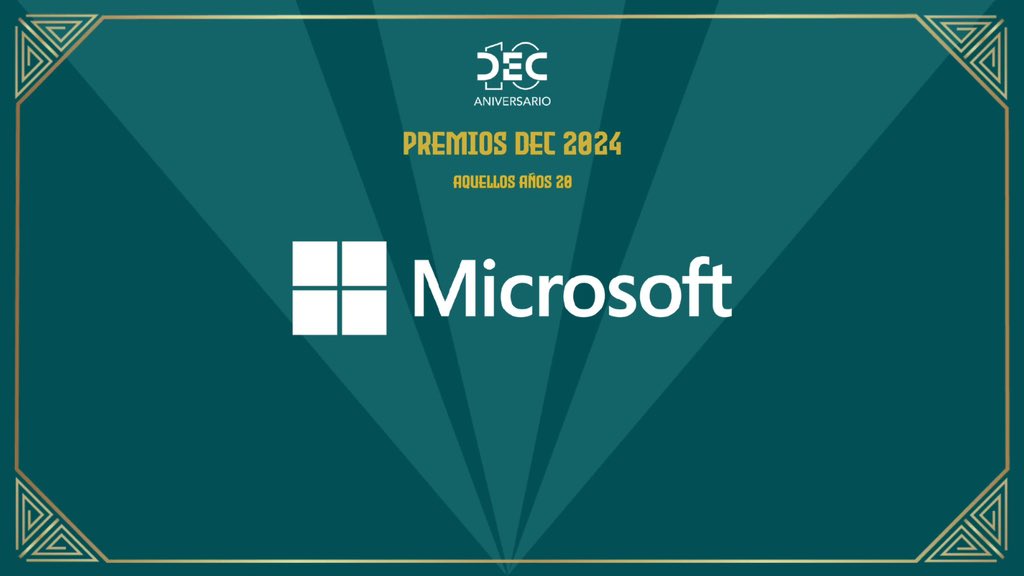 Asociacion_DEC's tweet photo. 🏆 Y el premio a la Mejor Marca en Experiencia de Cliente es para... ¡Microsoft! Felicidades a Carolina Castillo, directora de Operaciones y Marketing de @MicrosoftES. 🎉

#PremiosDEC #Marcas #CX @Microsoft https://t.co/o8TH8cYQwN