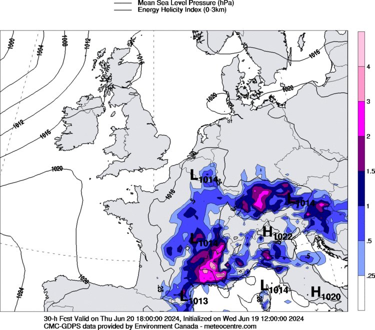 meteovillages's tweet photo. 🌩️🔸Demain à nouveau sous surveillance pour risque d'#orages violents.
🔹Contexte favorable aux développements de #supercellules, notamment sur le #Centre Val-de-Loire & l'ouest de la #Bourgogne.
🔹Orages multicellulaires aussi violents des Pyrénées au Limousin & au nord-ouest. https://t.co/8bqNzOnmo5