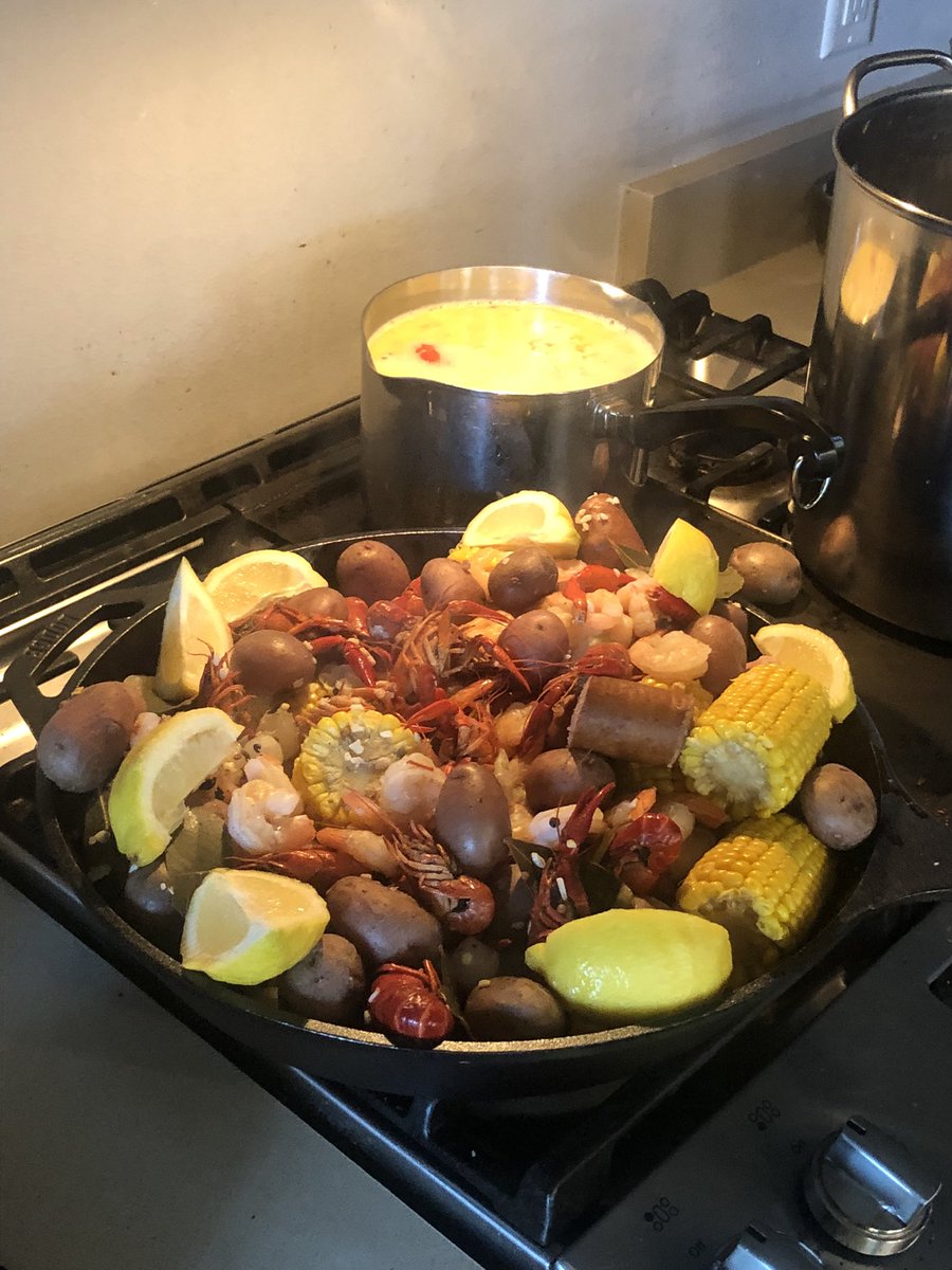 stevenhwright's tweet photo. Made a low country boil for friends on Juneteenth https://t.co/PV8Cdd3GeB