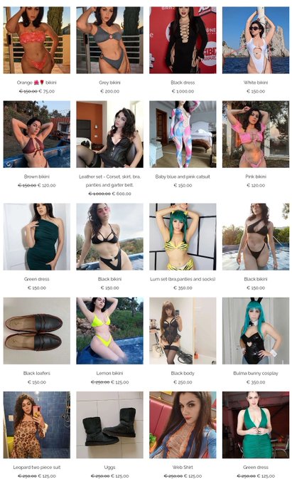 Selling my used lingerie and outfits! Use code Nappi1 for 10% discount! https://t.co/6t7TYh9owH https://t