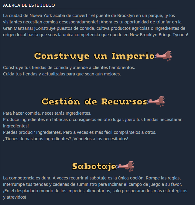 TDSR_Ent's tweet photo. Translating the Steam page, I feel like a professional developer now😄

Spanish is ready! 
Working on German, Chinese, Japanese and Portuguese

#indiedevhour #WishlistWednesday https://t.co/rc1GBTmJO3
