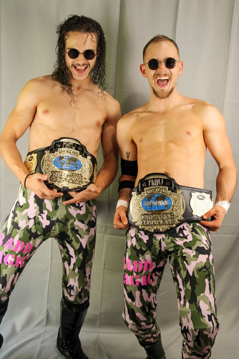 They aren’t working like us but they aren’t having as much fun, either! 
<a href="/MatWonline/">Mid-Atlantic Territory Wrestling</a>
