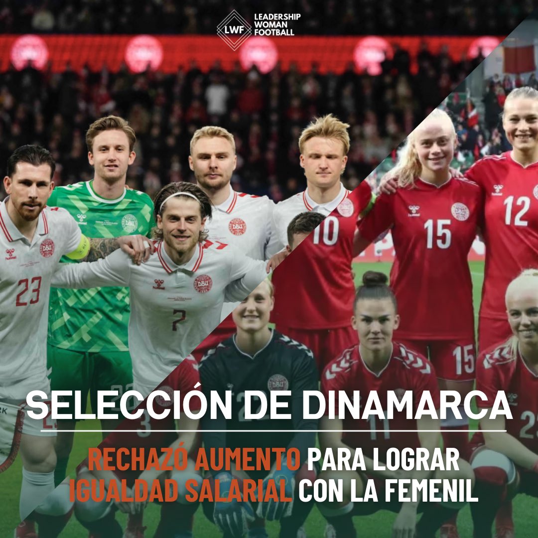 LWFplatform's tweet image. 🌟⚽ La Selección Varonil de Dinamarca da un gran ejemplo de solidaridad y apoyo a la igualdad de género en el fútbol. Con el respaldo de @spillerforeningen, rechazaron un aumento salarial para apoyar la igualdad con la Selección Femenil. 🇩🇰💪❤️ #Igualdad #JuegoLimpio
