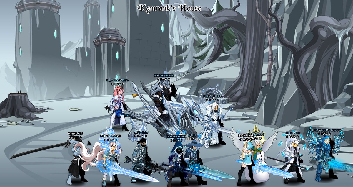 Our first Icy theme SS happened last week... safe to say everyone brought their coolest looks..🧊

#icyguild #icyAQW