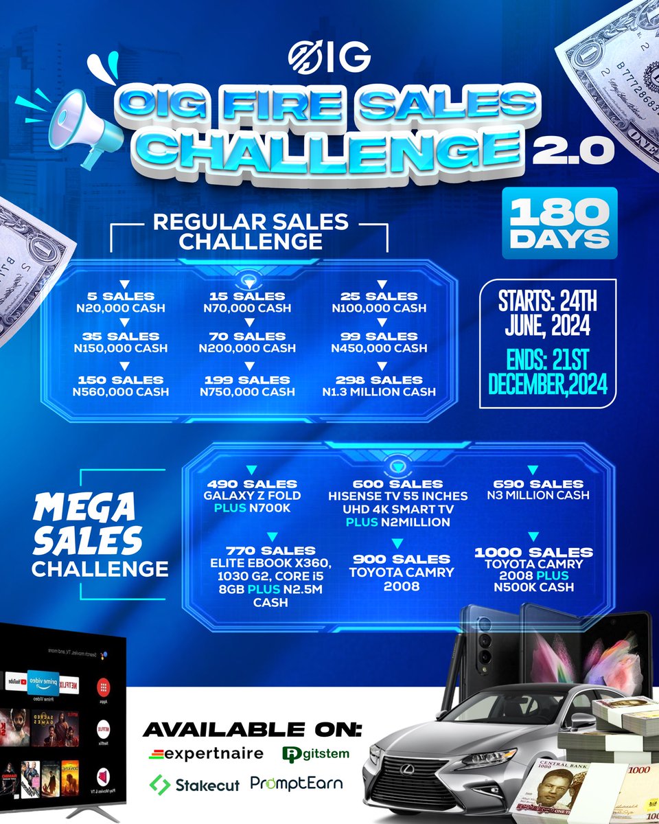 ππ«π’π§ππ πππ¨π‘ (@realprinceudoh_) on Twitter photo ATTENTION βΌοΈππ€―
The OIG FIRE SALES CHALLENGE 2nd EDITION IS HERE
Guess What? π€―
Iβve Made this One So Easy For Even New Affiliates to Win Amazing Cash Prizes
For More Information Please Click this Link oigcourse.ng/challenge2
<a href="/digitstem/">Digitstem</a> <a href="/expertnaire/">Expertnaire</a> <a href="/promptearn/">PromptEarn</a> <a href="/stakecut/">Stakecut</a> ATTENTION βΌοΈππ€―
The OIG FIRE SALES CHALLENGE 2nd EDITION IS HERE
Guess What? π€―
Iβve Made this One So Easy For Even New Affiliates to Win Amazing Cash Prizes
For More Information Please Click this Link oigcourse.ng/challenge2
<a href="/digitstem/">Digitstem</a> <a href="/expertnaire/">Expertnaire</a> <a href="/promptearn/">PromptEarn</a> <a href="/stakecut/">Stakecut</a>