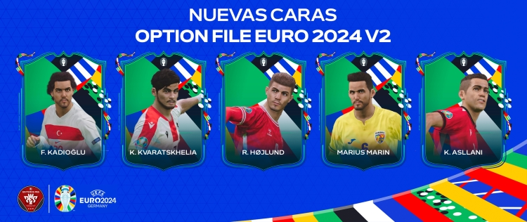 EditemosPES's tweet photo. 🚨 [ACTUALIZACIÓN] ¡¡OF EURO 2024 V2!! 🌍🏆⚽

Link: https://t.co/IoCW4S8RCC

✅Nuevas Selecciones añadidas: Suecia y Noruega
✅Plantillas Actualizadas con los cambios de última hora (En Países Bajos se reemplazo a F. De Jong x Maatsen)
✅Nuevas Faces y Alineaciones actualizadas https://t.co/O9si5u82gM