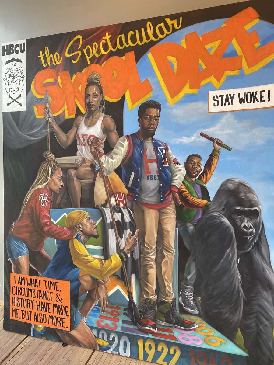 strictlybiz38's tweet image. Out here supporting black businesses in DC. Celebrating #Juneteenth2023 with my ppl and this painting was dope