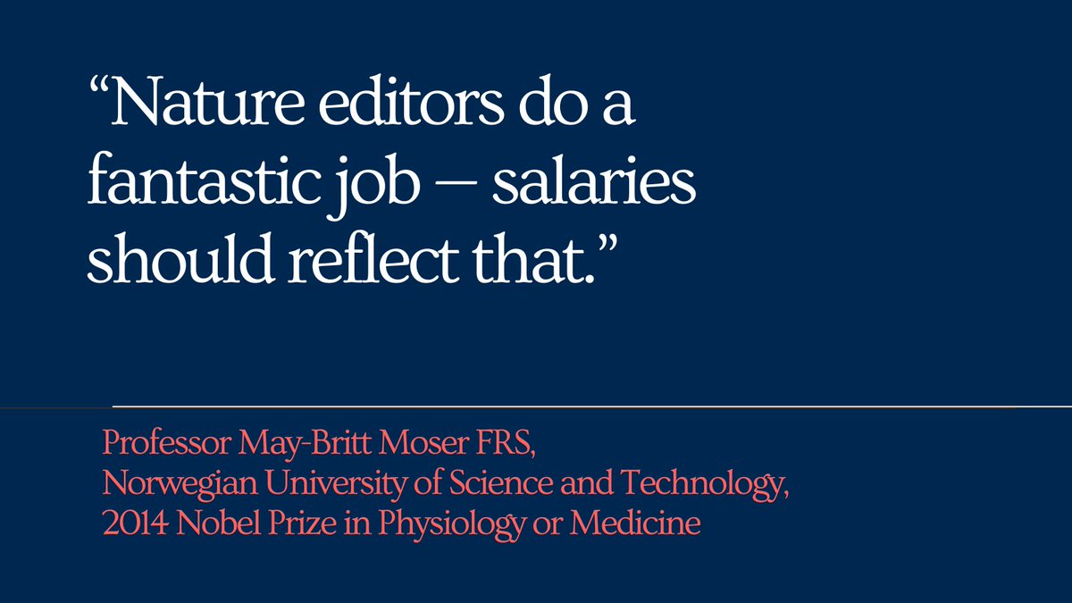 NUJ Nature journals (@nuj_nature) on Twitter photo Huge thanks to Nobel prizewinner <a href="/MayBrittMoser/">May-Britt Moser</a> for supporting <a href="/SpringerNature/">Springer Nature</a>/<a href="/NaturePortfolio/">Nature Portfolio</a>/<a href="/Nature/">nature</a> staff as we face the start of the #SpringerNatureStrike tomorrowπ Huge thanks to Nobel prizewinner <a href="/MayBrittMoser/">May-Britt Moser</a> for supporting <a href="/SpringerNature/">Springer Nature</a>/<a href="/NaturePortfolio/">Nature Portfolio</a>/<a href="/Nature/">nature</a> staff as we face the start of the #SpringerNatureStrike tomorrowπ
