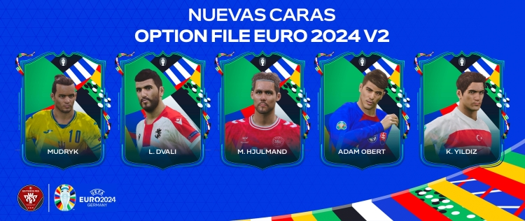 EditemosPES's tweet photo. 🚨 [ACTUALIZACIÓN] ¡¡OF EURO 2024 V2!! 🌍🏆⚽

Link: https://t.co/IoCW4S8jN4

🎮 Disfruta de las nuevas caras de jugadores como Mudryk, L. Dwali, R. Hjulmand, Adam Obert y K. Yildiz ¡No te pierdas esta increíble actualización! 

#EditemosPES #Gaming #Fútbol https://t.co/1kXZRX83UM