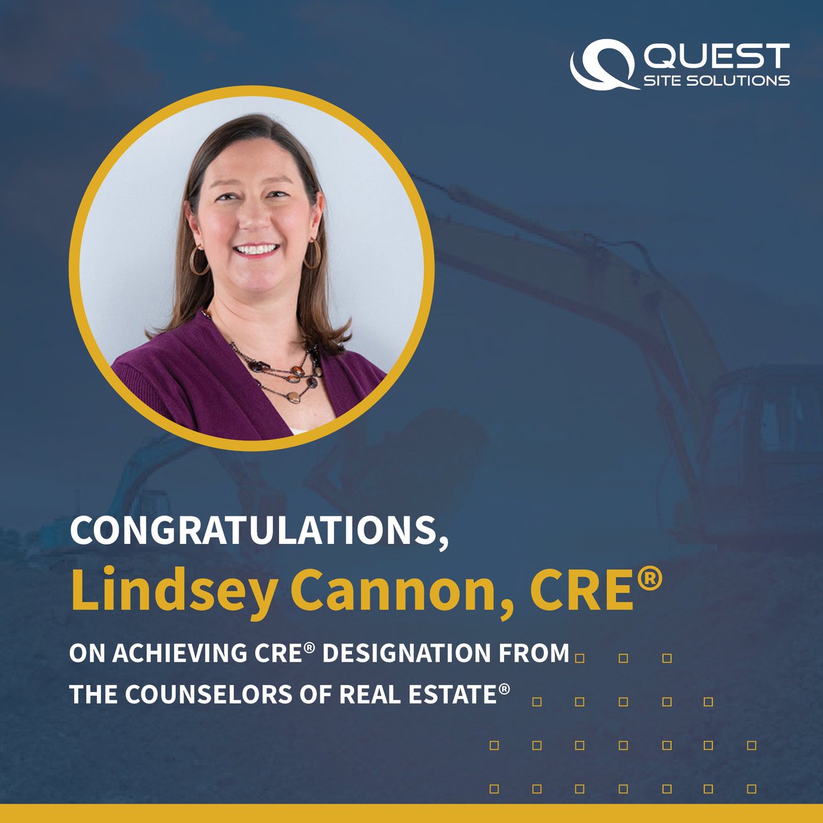 We are thrilled to announce that Lindsey Cannon CRE® has been awarded the esteemed CRE® (Counselor of Real Estate) designation by <a href="/CounselorsofRE/">The Counselors of Real Estate</a>, a global organization of commercial property advisors.  

#SiteSelection #EconomicDevelopment #CRE

linkedin.com/feed/update/ur…