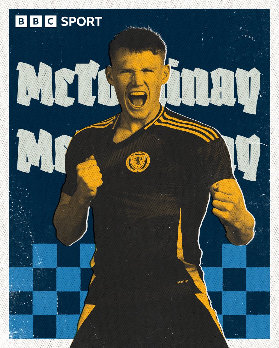 BBCSport's tweet image. SCOTT MCTOMINAY GIVES SCOTLAND THE LEAD 🔥

#Euro2024 #SCOSWI