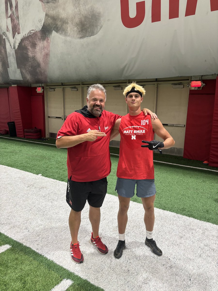 Evanjohnson06's tweet image. Great weekend of camps at UNL + UNK
@CoachMattRhule @Coach_RonBrown @CoachRHeld @_CoachDelk @SwedeStrength