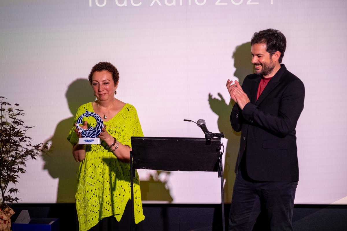 agapi_comunica's tweet photo. III Premio de Honra Dolores Ben para Rosa Moledo celebrado onte en @Cinemarfilms Grazas a Lula Mora Duo e @EGEDA_Comunica por acompañarnos!! @agapi_comunica https://t.co/6djme2Sn3f